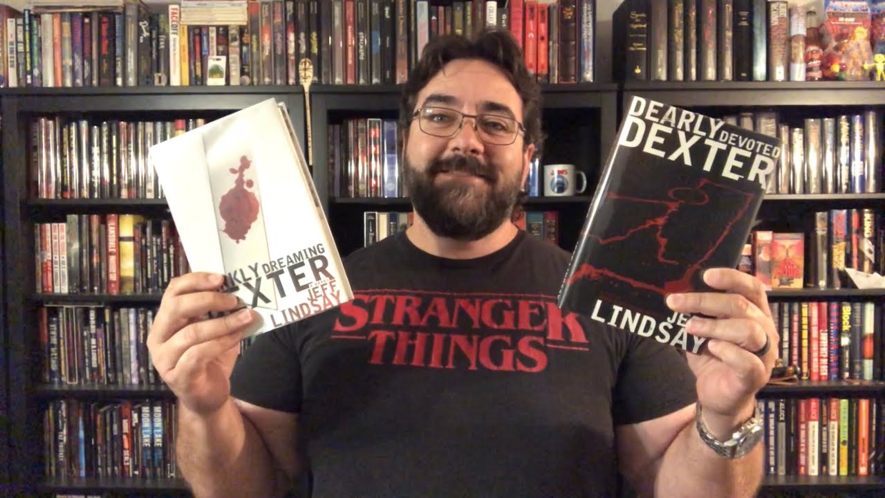 Signed DEXTER Ebay Book Unboxing Darkly Dreaming & Dearly Devoted + My Jeff Lindsay Collection