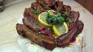 Ребрышки как приготовить сочные Ребрышки на сковороде.Ребра на ура.