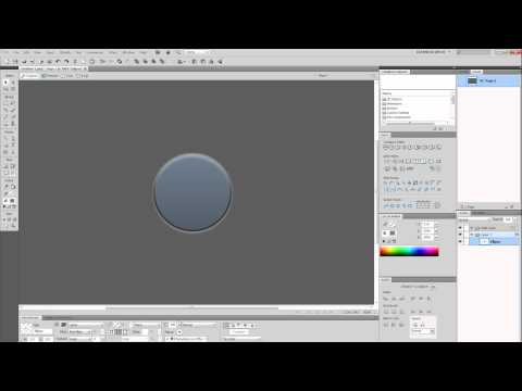 Creating a simple button in Adobe Fireworks