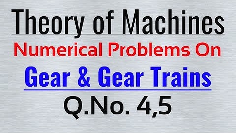 important numerical of theory of machine || theory of machines problems and solutions