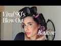 THE PERFECT 90&#39;s BLOWOUT ROUTINE USING DYSON