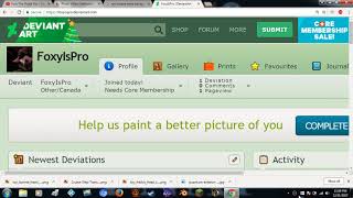 I HAVE DEVIANT ART (why am i doing this)