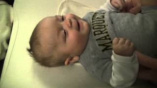 Talking on the changing table