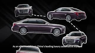 #Hongqi #H9 Perfectly Embodies The Elements Of Structure, Balance, Space, And Oriental Aesthetics.