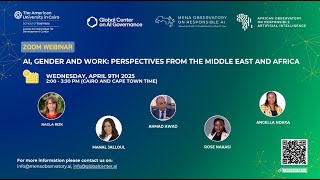 WEBINAR | AI, Gender and Work: Perspectives from Africa & the Middle East