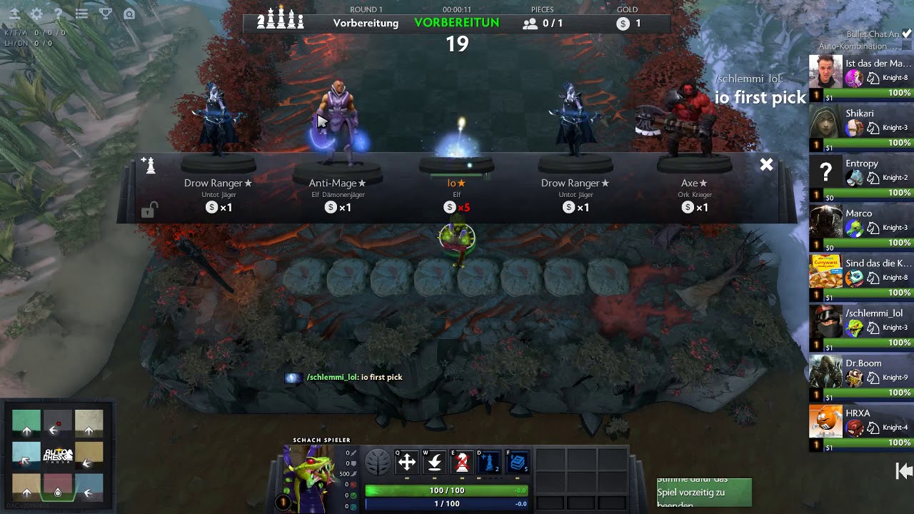 Auto Chess,  Io Round 1 !!!