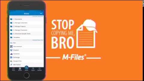 Demo of M-Files 2018 with Intelligent Metadata Layer