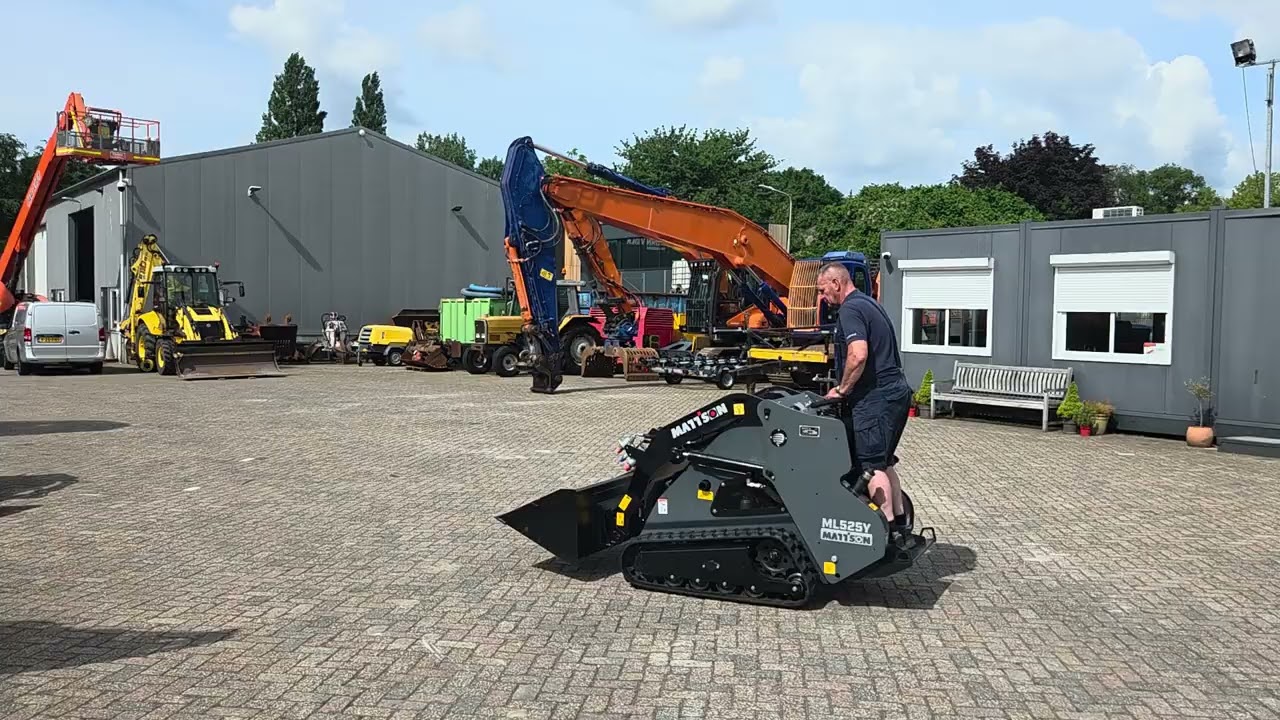 Mattson ML525Y mini skid steer loader/schranklader op rupsen, 2024