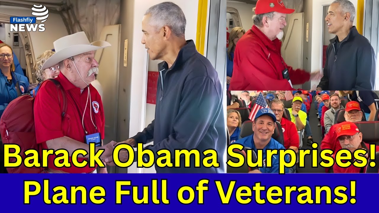 Барак Обама устроил сюрприз ветеранам в Вашингтоне, округ Колумбия | Трогательный момент