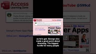 Secret Power Apps & MS Access YouTube Resource