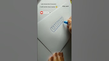 How to write VAIBHAV❤️SAHITHI in bubble letters #art #tutorial #letters