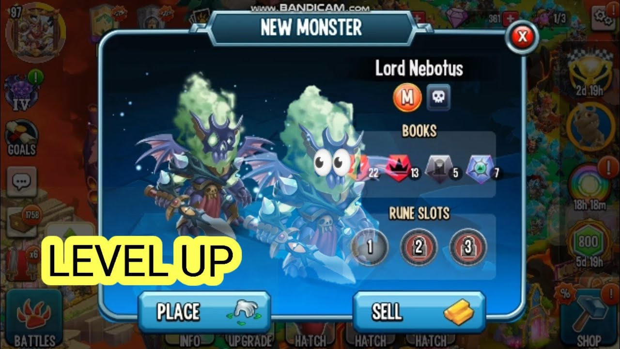 (MONSTER LEGEND) LORD NEBOTUS SKILL REVIEW 😎😎