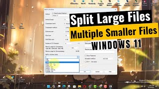 How to Split Large Files Into Multiple Smaller Files on Windows 11