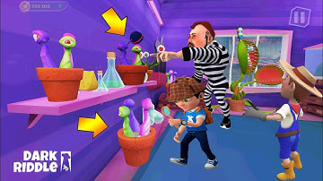 Dark Riddle New CHAPTER Prank,Mod Skin Neighbor,Do the misson And Funny moments P57