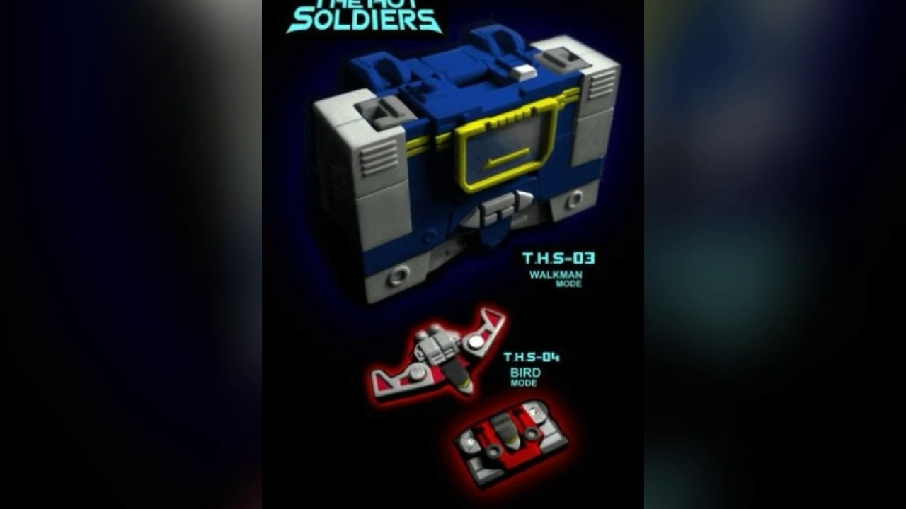 Mech Planet The Hot Soldiers THS-03 and THS-04 Aka Legends Scaled Soundwave and Laserbeak