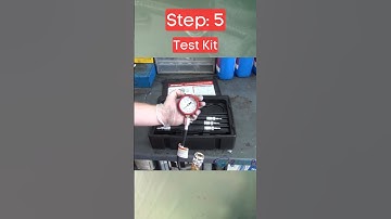Engine Compression Test Step by Step. #automobile #automobilerepair #mechanic