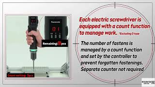 Panasonic’s poka-yoke-inspired electric screwdriver system for low-torque manufacturing