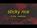 Lil Gnar - Sticky Rice (sped up) Lyrics / madeintyo + germ | she said she wish there was two of me