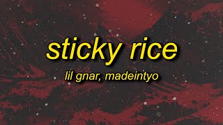 Lil Gnar - Sticky Rice (sped up) Lyrics / madeintyo   germ | she said she wish there was two of me