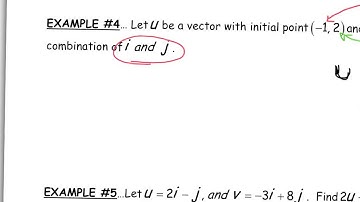 Precalculus 6-3B Vectors in the Plane