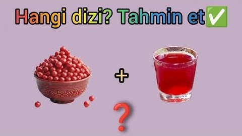 Emojilerle dizi bulmaca🥰Emojilerle anlatılan diziyi tahmin et💫