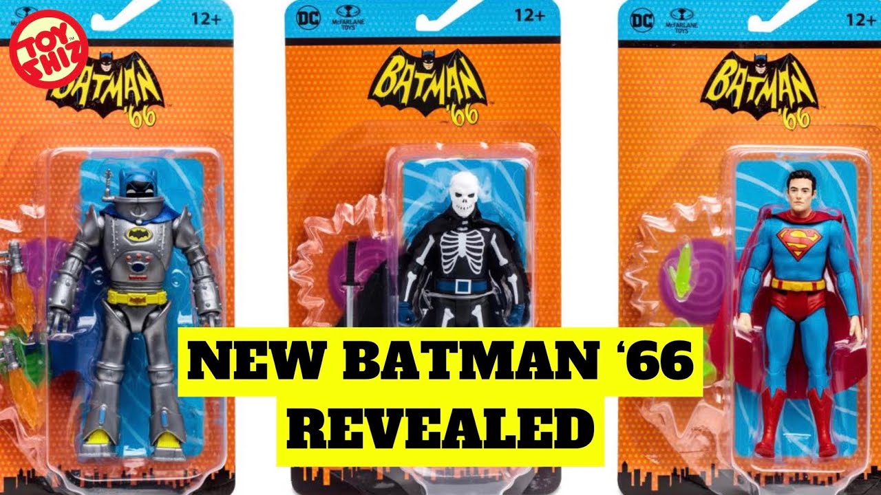 2023 BRAND NEW BATMAN '66 FIGURES REVEALED | McFarlane Toys - YouTube