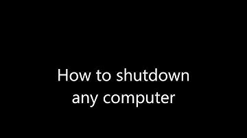 How to remotely shutdown someone