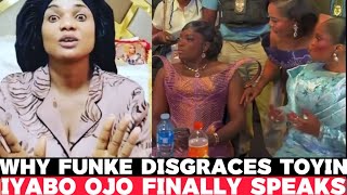 😭💔IYABO OJO FINALLY SPEAKS, REVEALS WHY FUNKE AKINDELE REFUSES TO GREET TOYIN AT RETURN OF ARINZO