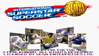 International Superstar Soccer Deluxe (Sega Mega Drive/Genesis).