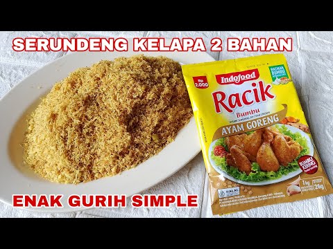 Cara Bikin Serundeng Pake Bumbu Racik Ayam Goreng