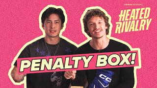 Celebrity PENALTY BOX w/ Connor Storrie and Hudson Williams 🏒🥅 | Heated Rivalry Profile
