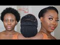 QUICK Natural Hairstyle and It's ELEGANT For EVERYDAY - Under 5 Minutes Twisted Updo | Short 4C Hair