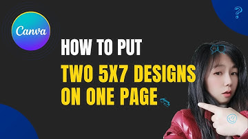 Placing Two 5x7 Designs on One Page in Canva | Easy Tutorial