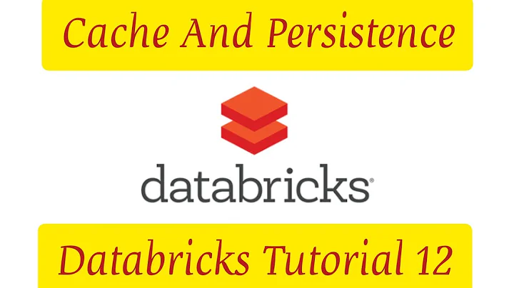 Databricks Tutorial 12 : SQL Cache,  spark cache,  spark persistence, pyspark persost ,#PySparkCache