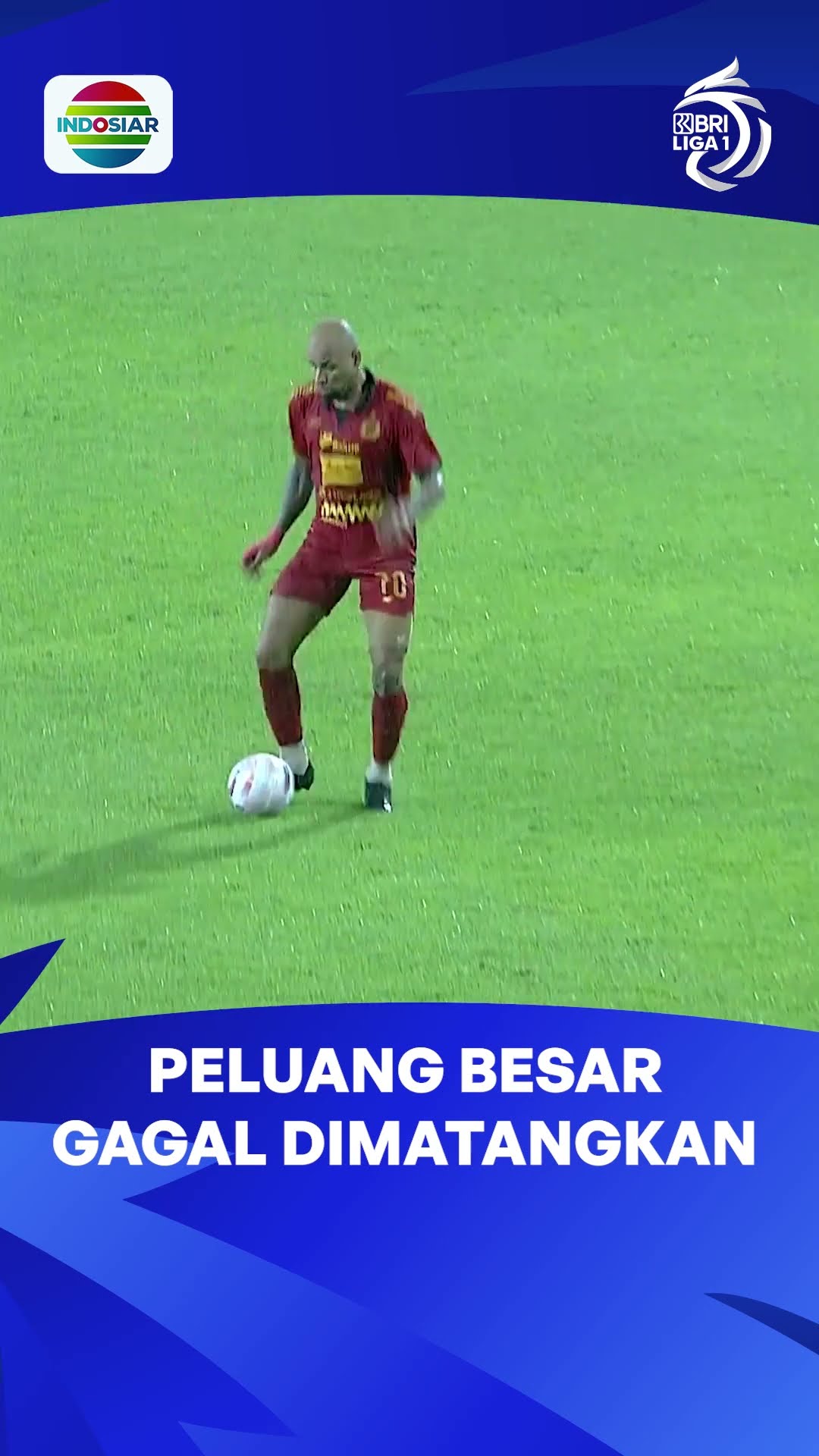 Peluang terbuka yang seharusnya bisa dimanfaatkan menjadi goal #shorts #liga1