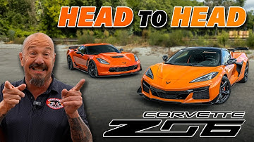 Head to Head: C7 Corvette Z06 vs. C8 Corvette Z06! Ultimate Comparison + RIDE ALONG!
