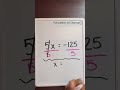 Solve 5x = -125 | One-Step Equation Practice #mathora #OneStepEquations #SolvingEquations