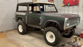 1970 Classic Ford Bronco Stretched For Comfort and Coyote Swapped