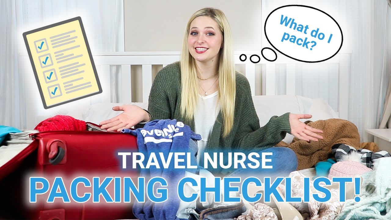 travel nurse packing checklist