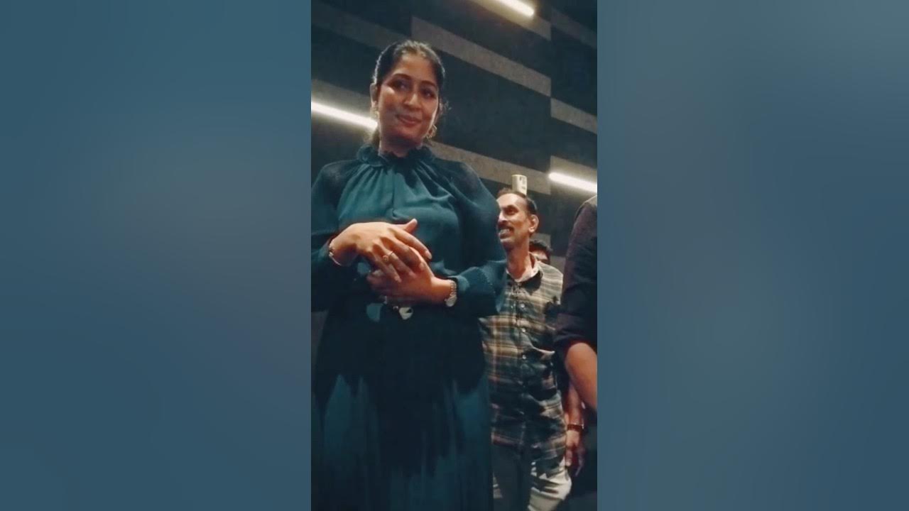 Navya Nair at manjeri Indian Mall Ladder cinemas Janaki jane