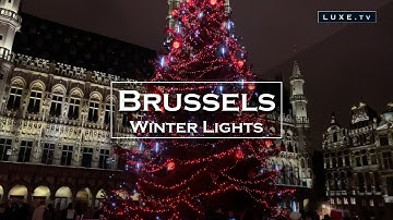 Brussels - Winter lights on the Grand Place - LUXE.TV