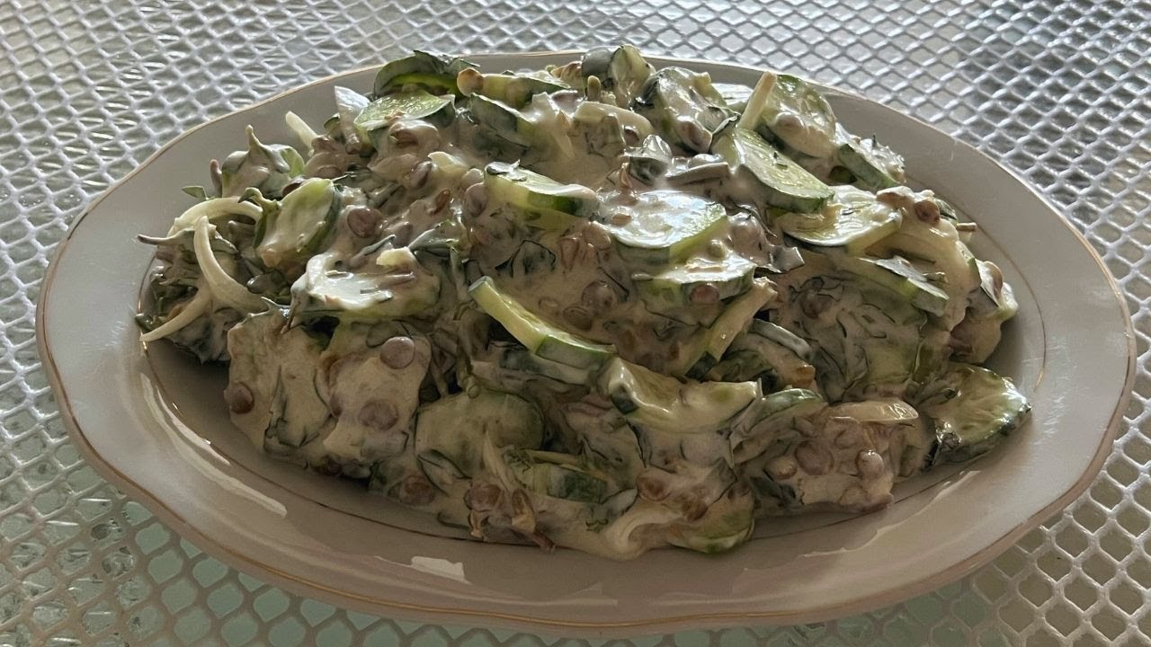 Sıcak Yaz Aylarında Vazgeçilmez YAZ Salatası ✅ – Yoğurtlu Salata Tarifi