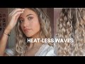 HEATLESS OVERNIGHT CRIMPED/WAVY HAIR TUTORIAL ( no socks or straws )