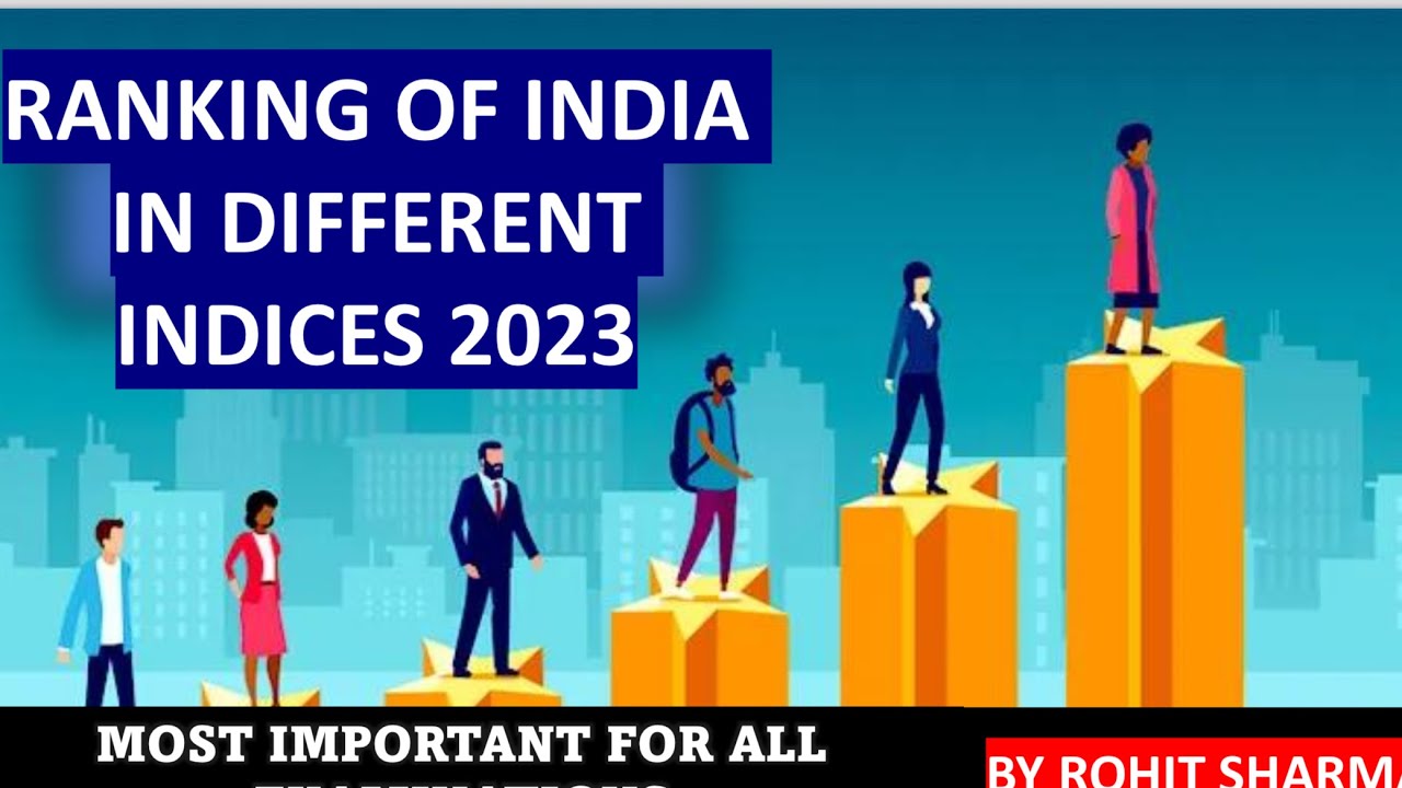 Ranking of India in Different Index by Rohit Sir #indiaranking # ...