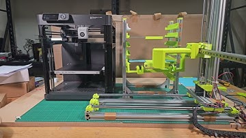 OTTOeject MK1 - Auto ejection system for 3D printers in action