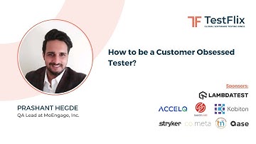 "How to be a customer obsessed tester?" by Prashant Hegde