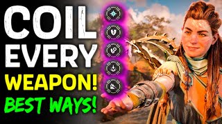 How To COIL EVERY WEAPON! | Horizon Forbidden West | Tips & Tricks Guides