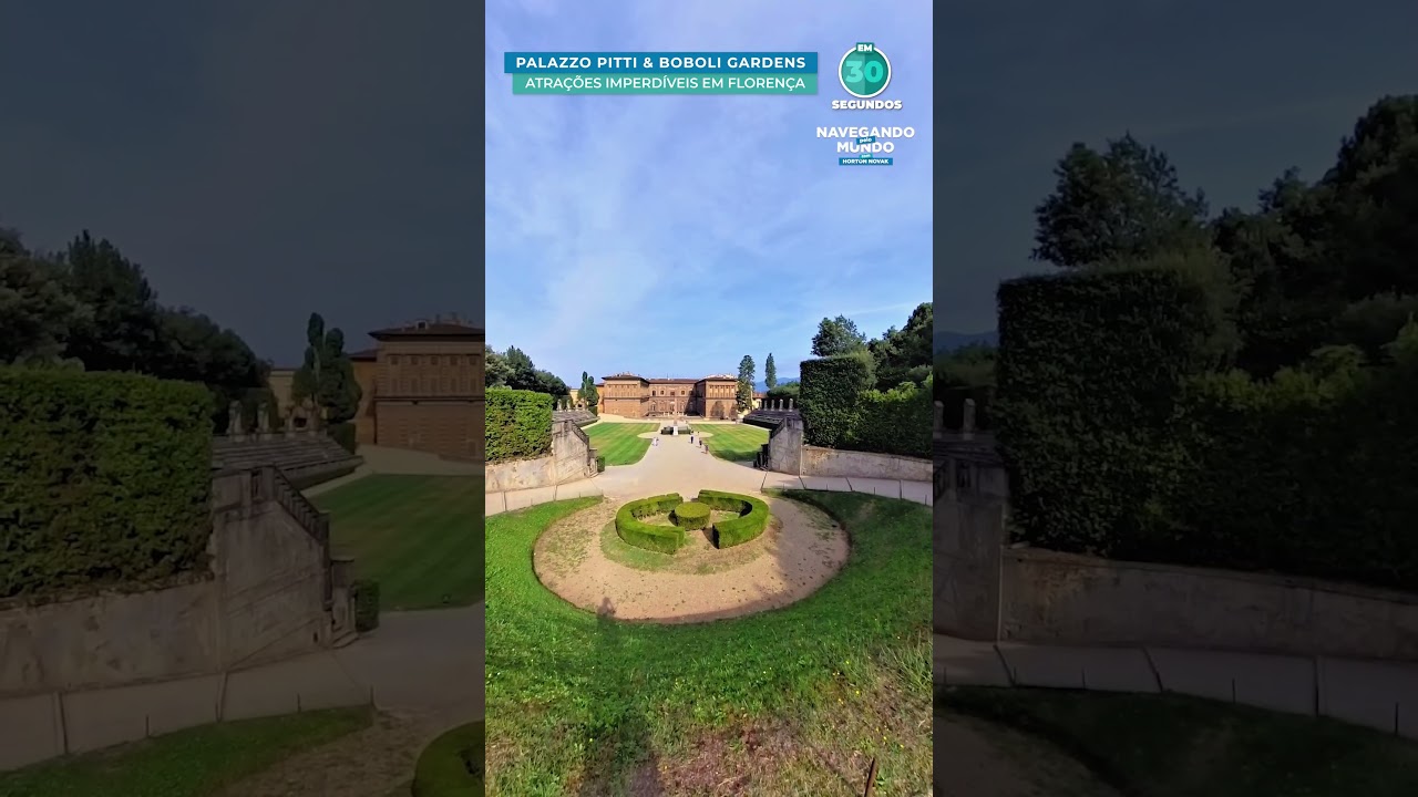 Palazzo Pitti & Boboli Gardens | Atrações imperdíveis em Florença em 60 segundos
