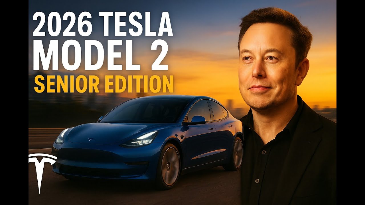 2026 Tesla Model 2 Senior Edition – Full Reveal & Features!