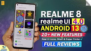 Realme 8 New realme Ui 4.0 Android 13 Update Full Review | 20+ NEW Features